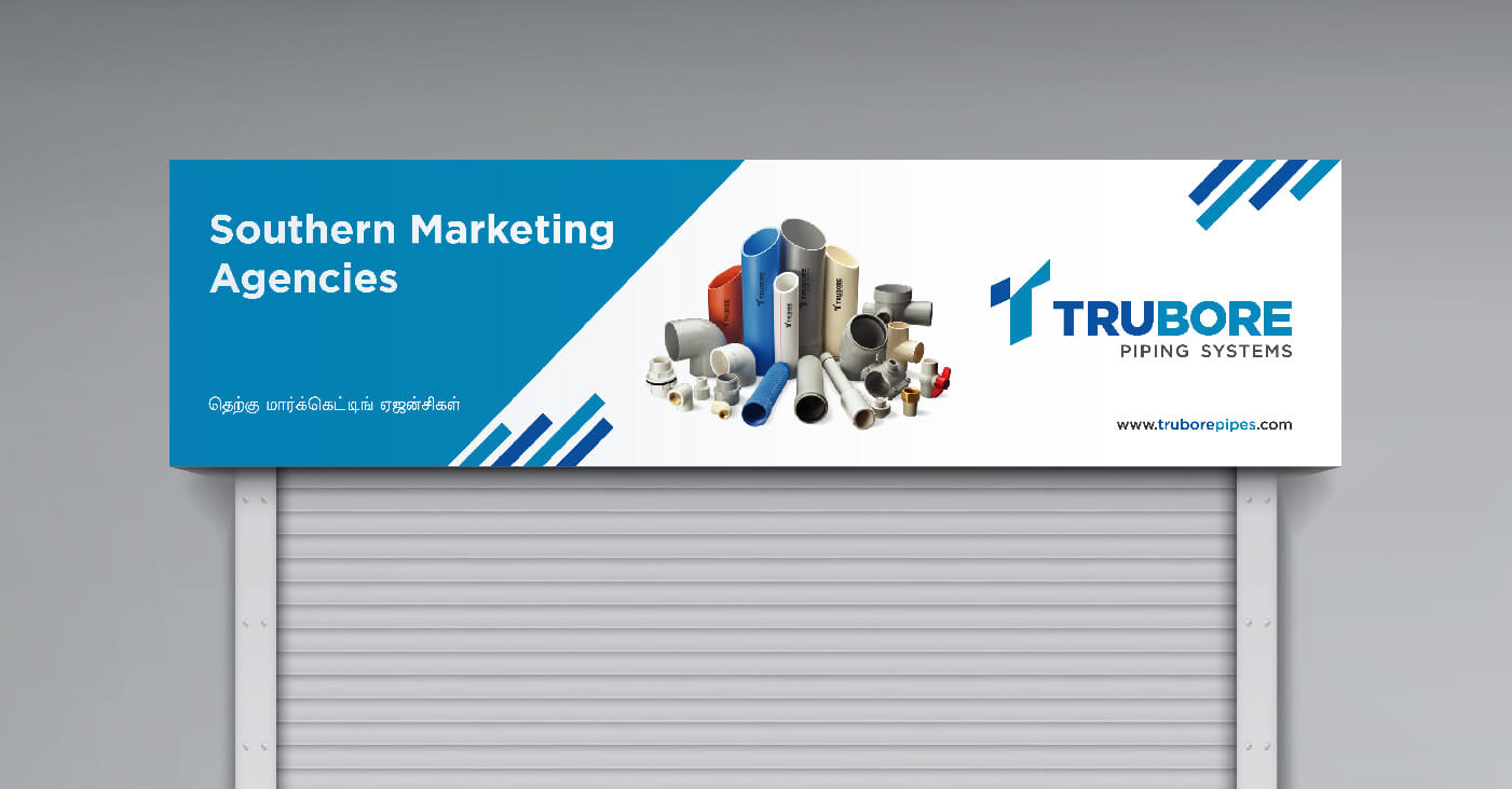 Store banner – Branding & Designing services for Trubore Pipes